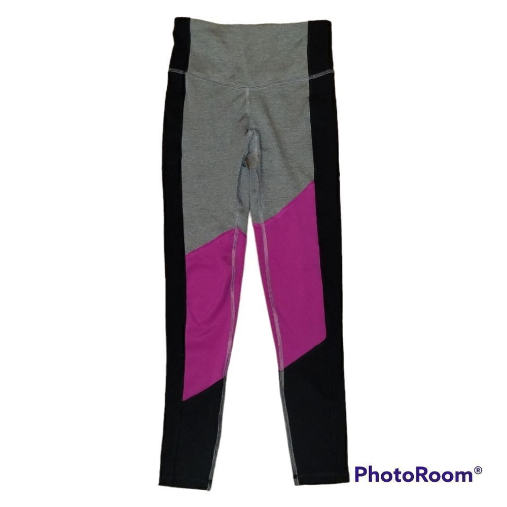 C9 by Champion Workout Leggings Purple Black Gray Sz XS Full Length
